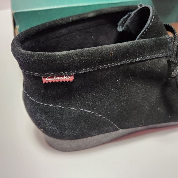 Clarks Padmore Ankle Boots Men\'s Size 7.5M Black Suede Leather Chukka main image 7